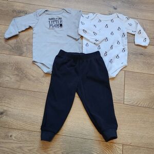 12m Baby Boy Fleece Pants And Shirts